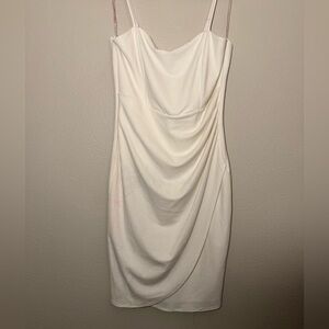 Emerald Sundae Strapless Cream Dress